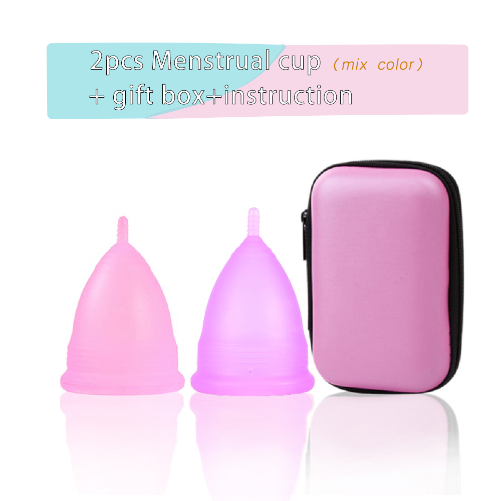 2 stuks menstruatiecup voor vr - Menstrual Cup Silicone recensie en prijs