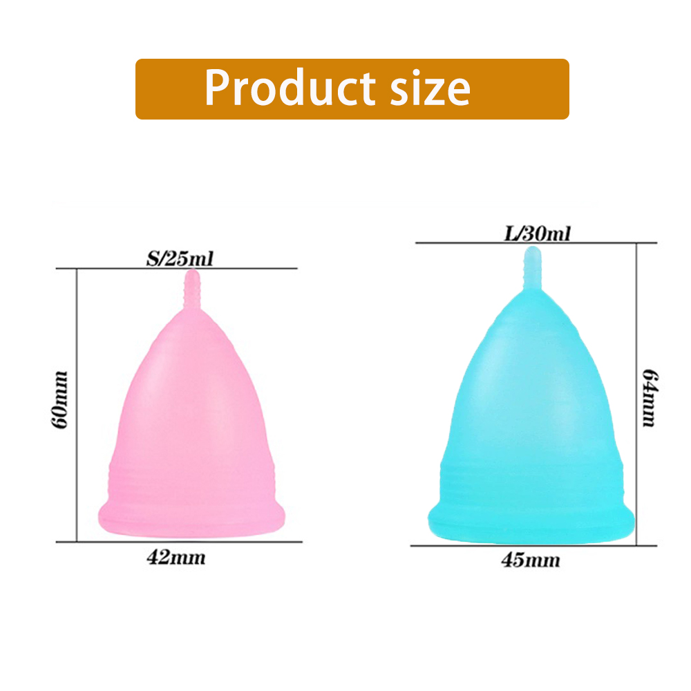 2 stuks menstruatiecup voor vr - Menstrual Cup Silicone recensie en prijs