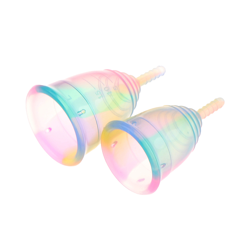 1Pcs Vrouwen Kleurrijke Cup Me - Menstrual Cup Silicone recensie en prijs